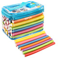 42-Pack Salon Heatless Flexible Hair Rollers Curlers 7" Soft Foam Flexi Twist Curling Rods for Short Long Hair Styling Tools
