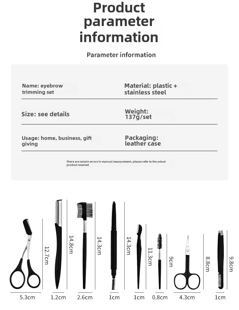 8-piece Eyebrow Grooming Kit