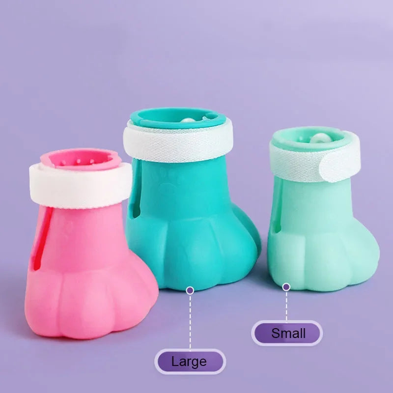 Anti-scratch Cat Foot Cover Shoes "4Pcs/Set"
