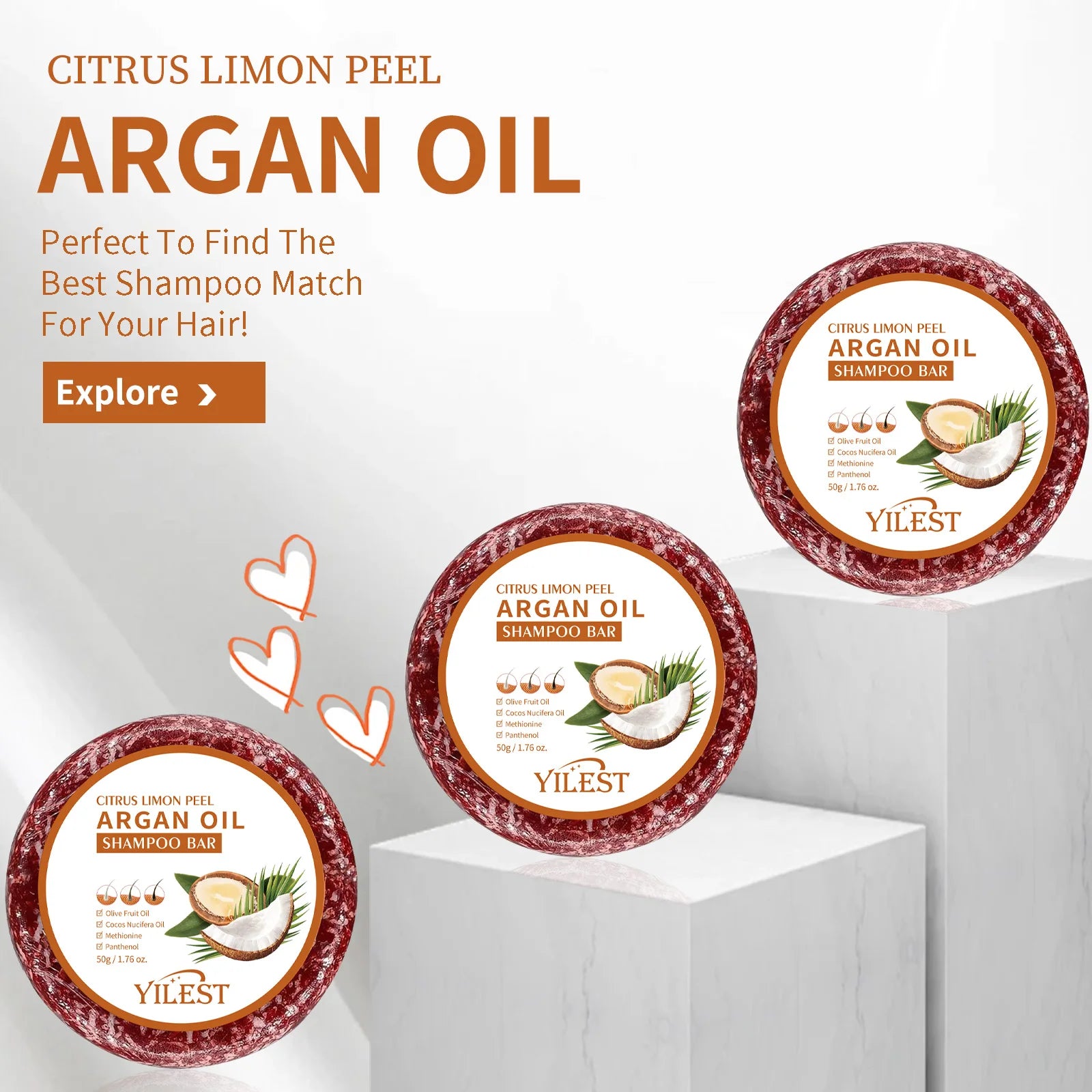Argan Oil Shampoo Soap Bar
