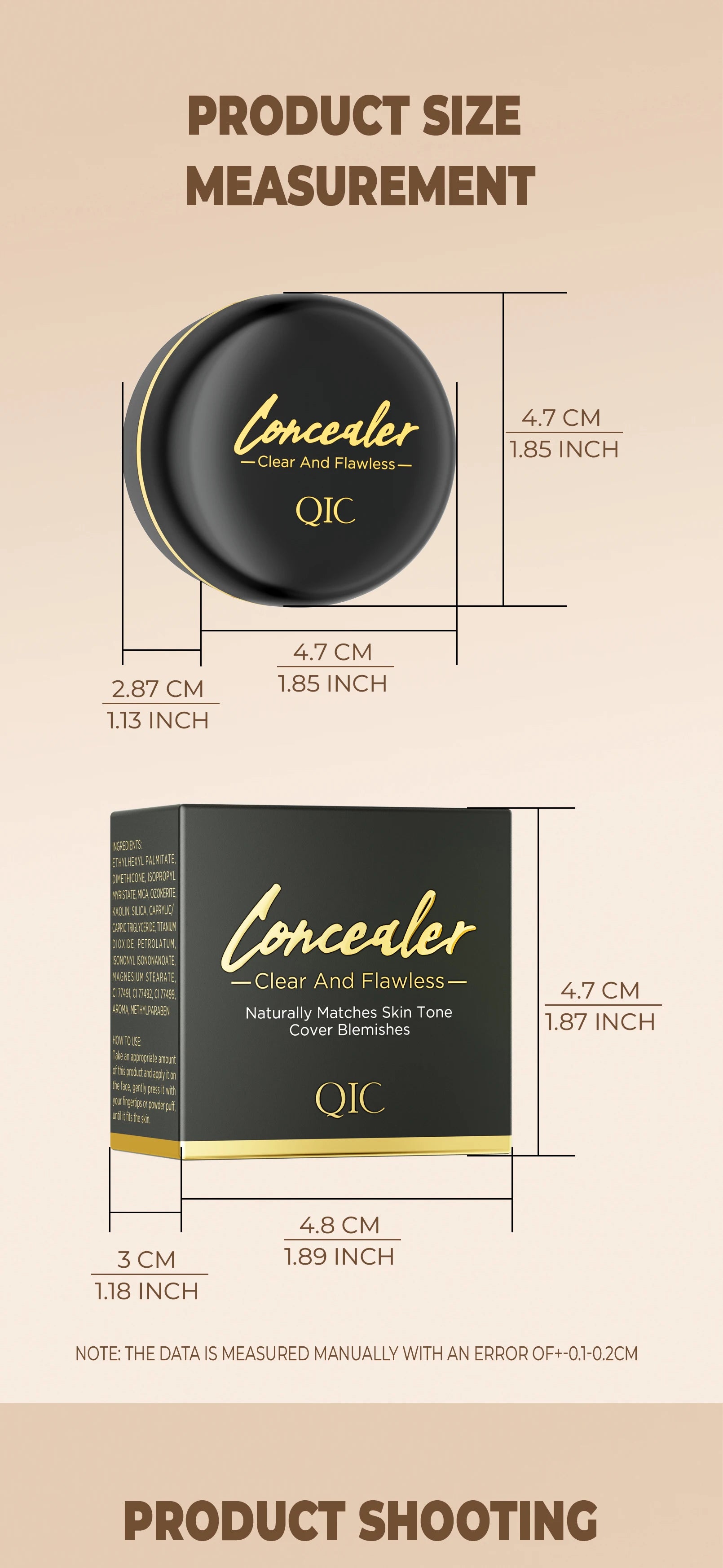 Hydrating Eye Brightening Concealer & Contour Cream