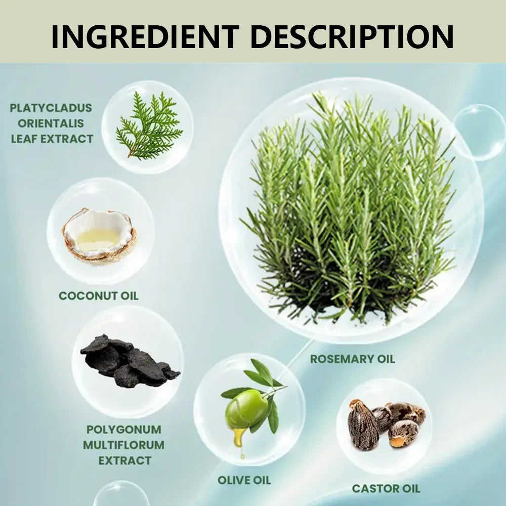 Rosemary Mint Scalp Hair Strengthening Oil