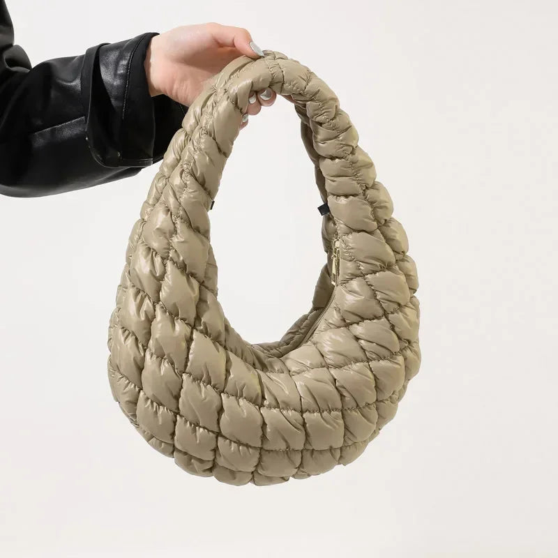 Quilted Embroidered Women's Bag