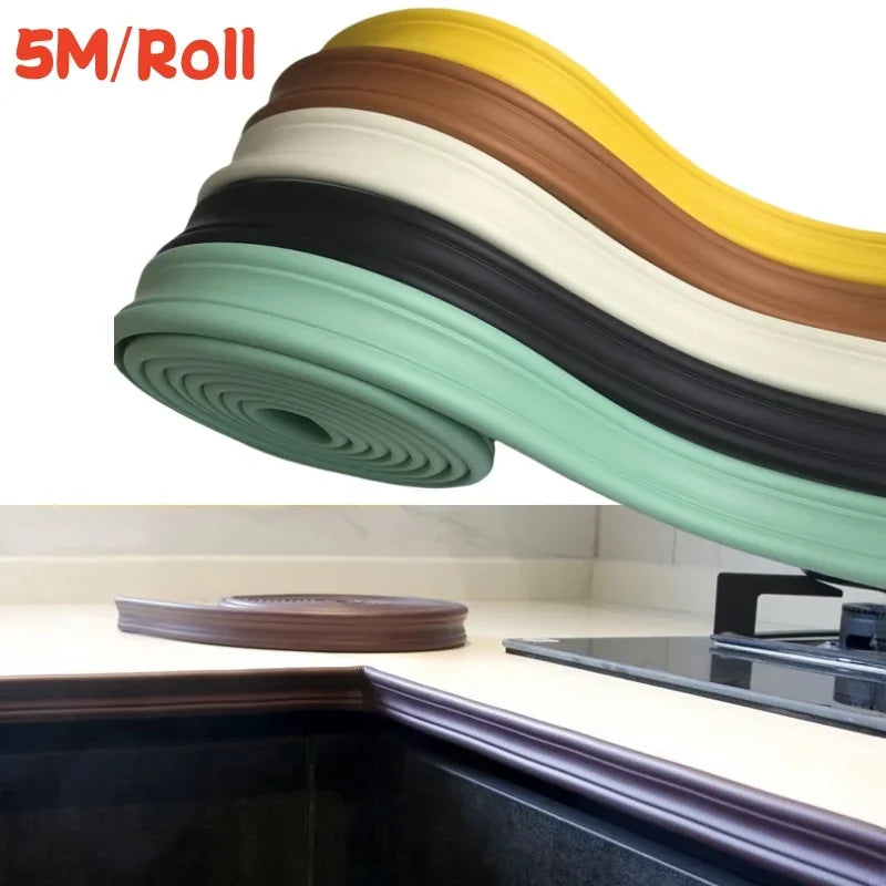 5M/Roll 3D Wall Molding Trim Line