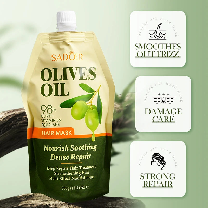 Olive Oil Collagen Hair Mask "1/2Bags"