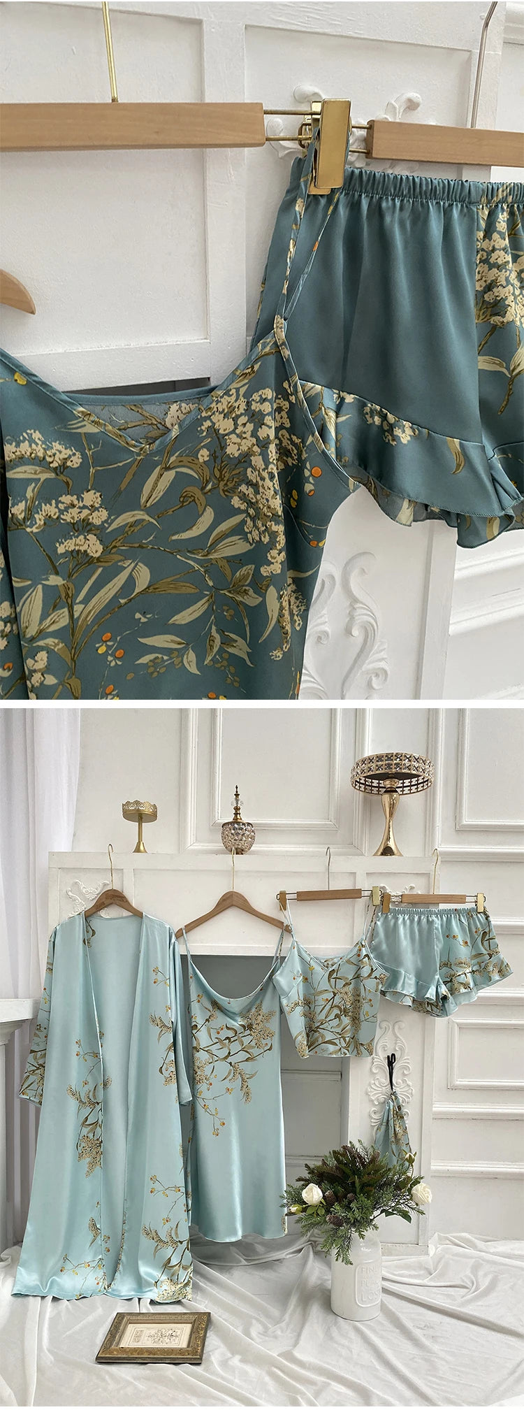 Women Robe Set "4PC"