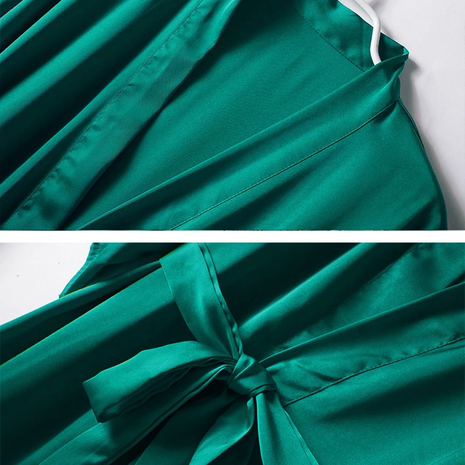 Women Satin Robe Set
