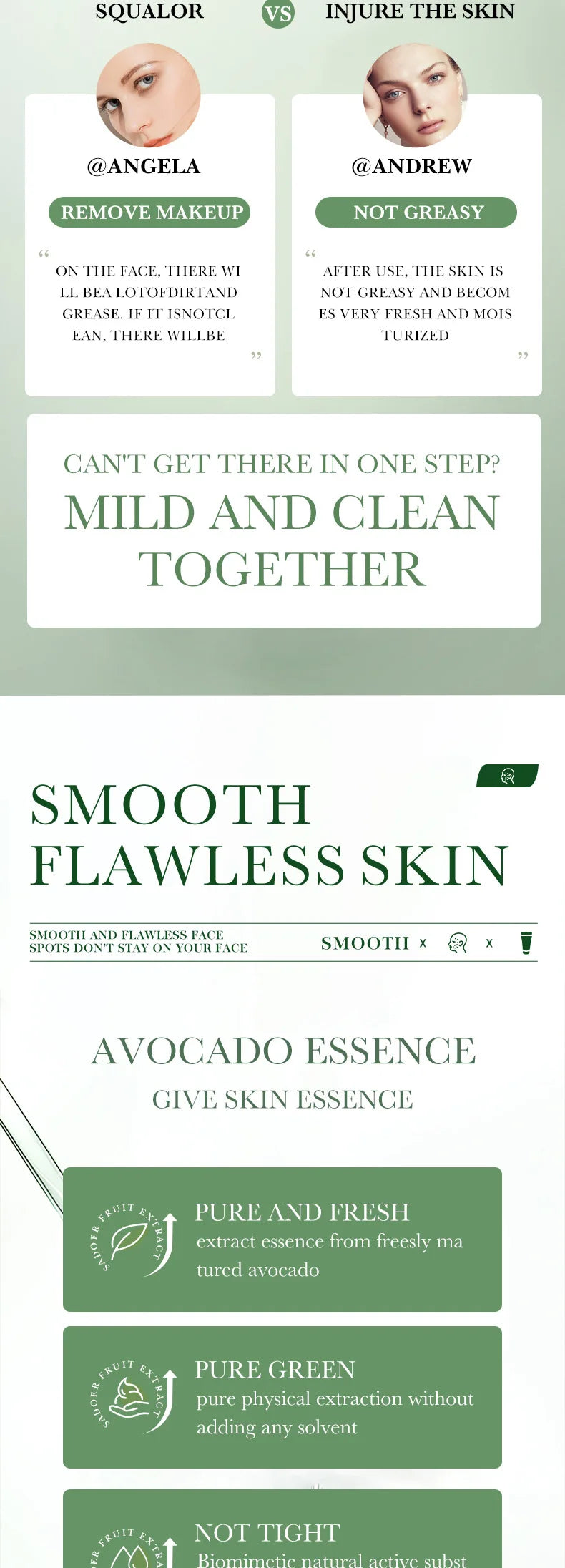 Avocado 6-In-1 Skin Care Set