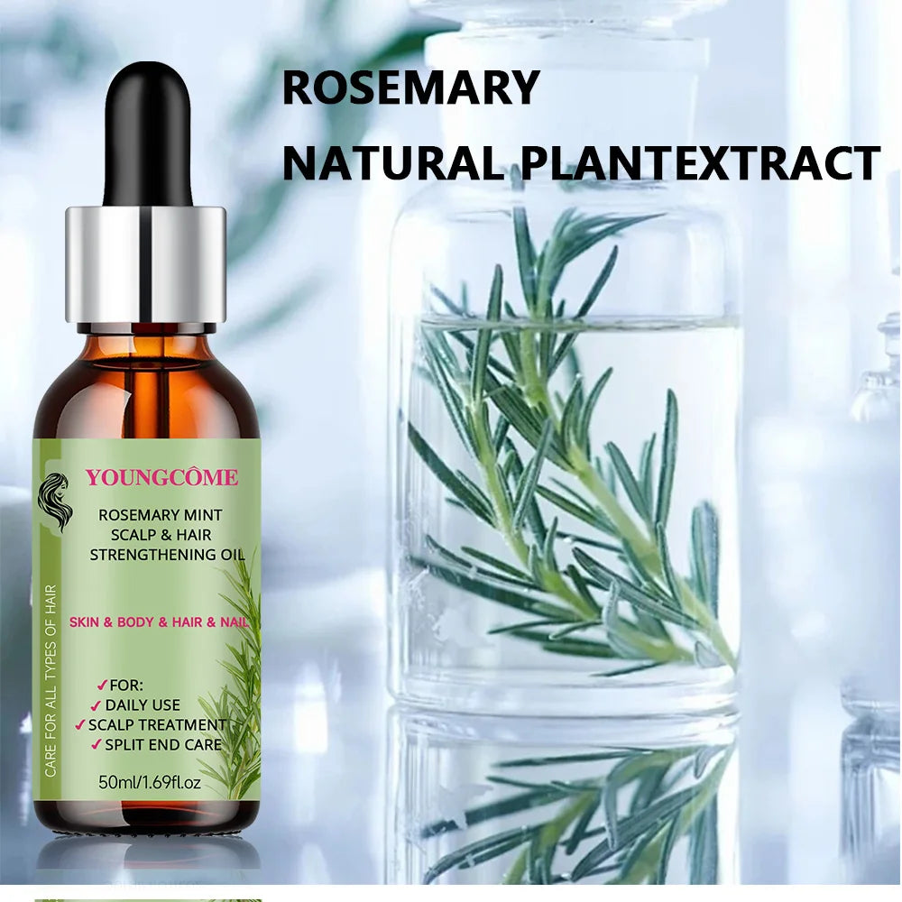 Rosemary Mint Scalp Hair Strengthening Oil