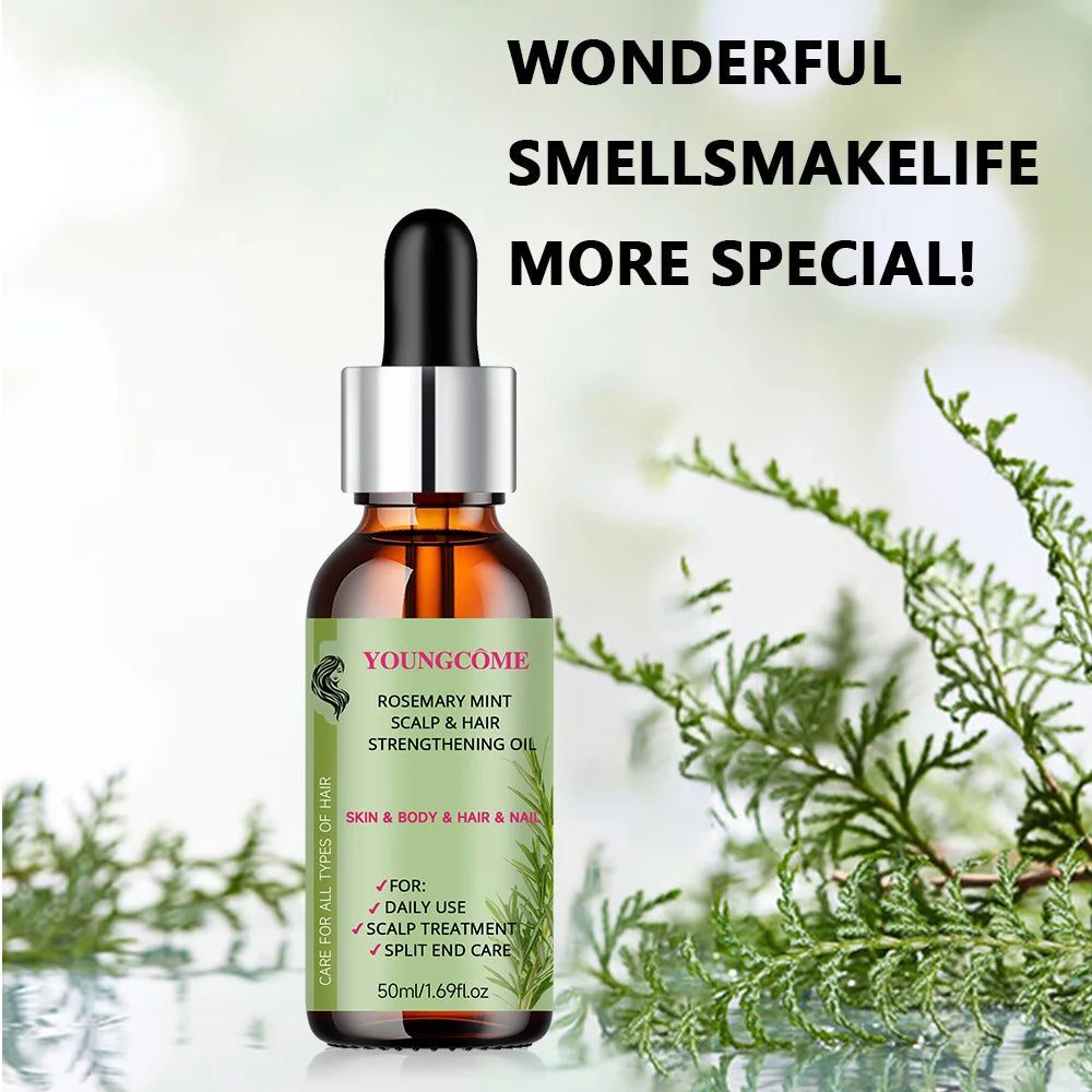 Rosemary Mint Scalp Hair Strengthening Oil