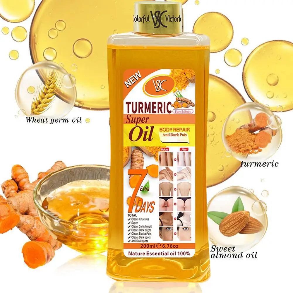 Turmeric Essential Body Oil/Rose/Vitamin C