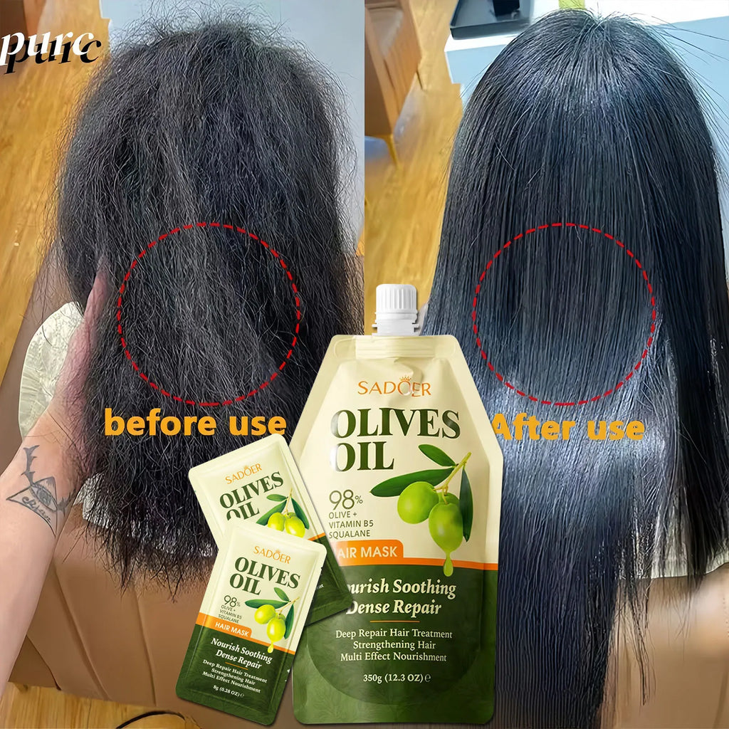 Olive Oil Collagen Hair Mask "1/2Bags"