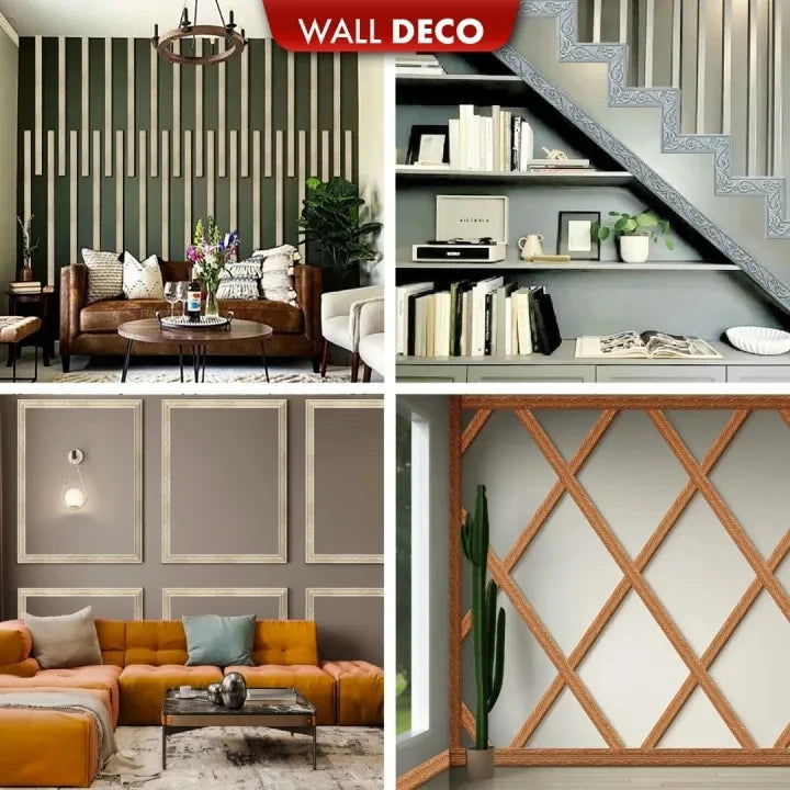 2.3m 3D Pattern Wall Trim