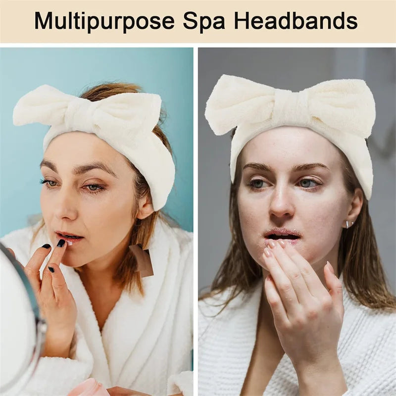 Skincare Headband & Wristband Set 3pcs