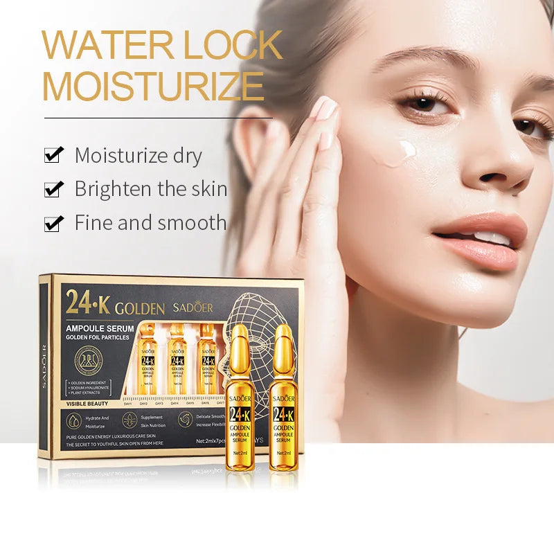 Vitamin C 24K Gold Hyaluronic Acid Serum "7pcs/Kit"