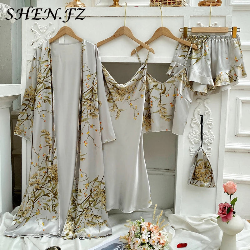 Women Robe Set "4PC"