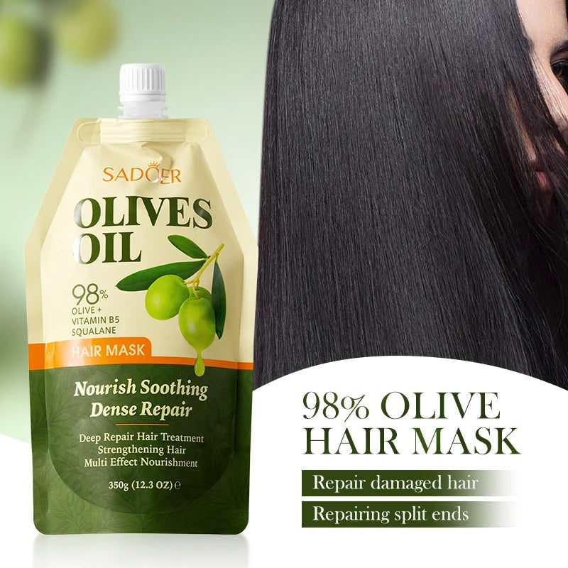 Olive Oil Collagen Hair Mask "1/2Bags"