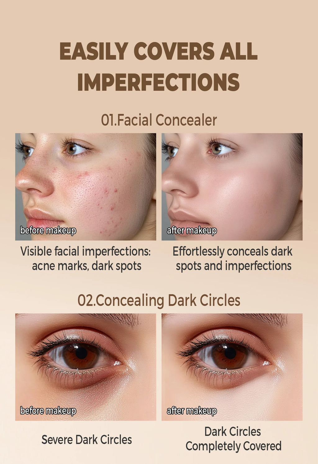 Hydrating Eye Brightening Concealer & Contour Cream