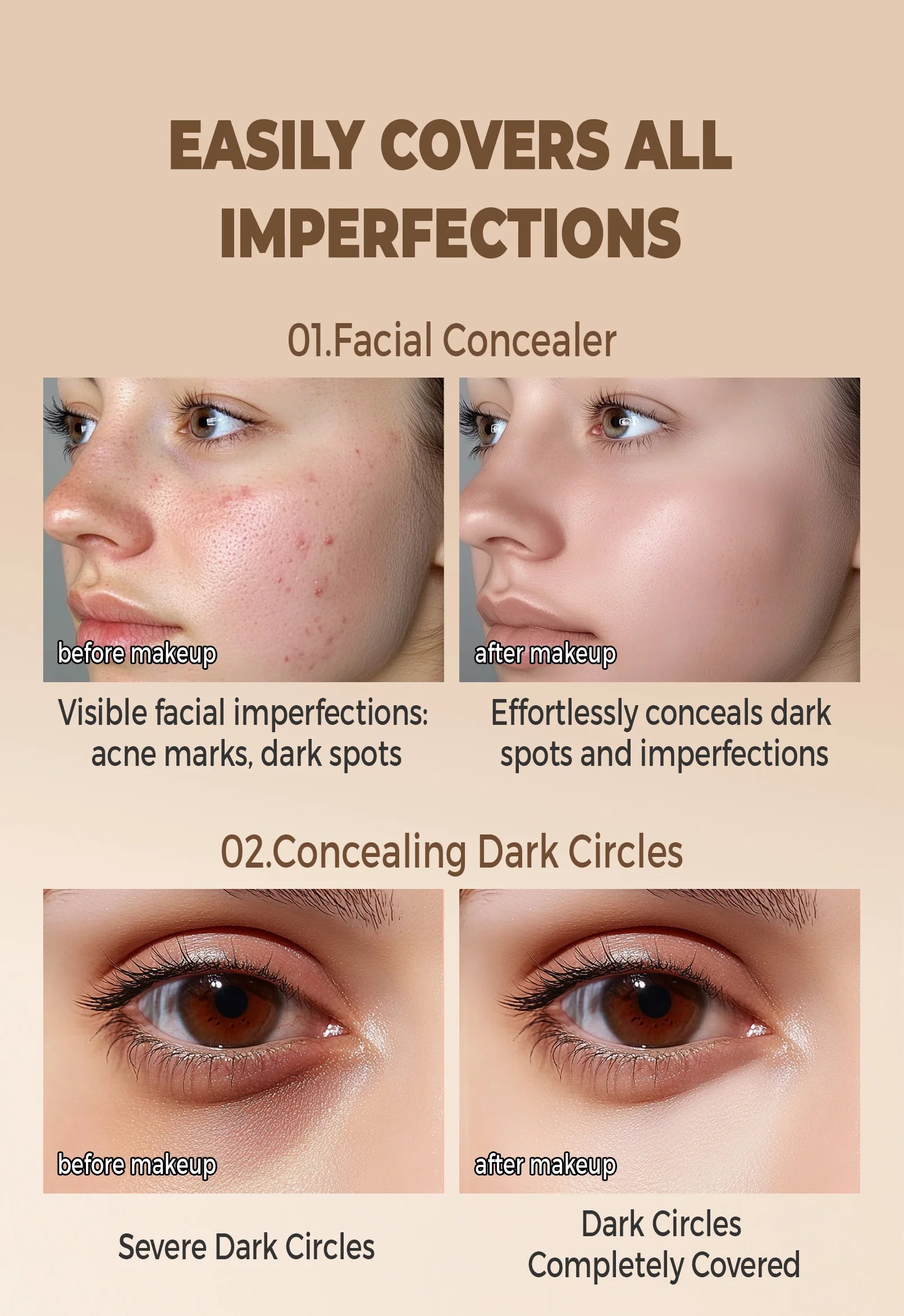Hydrating Eye Brightening Concealer & Contour Cream
