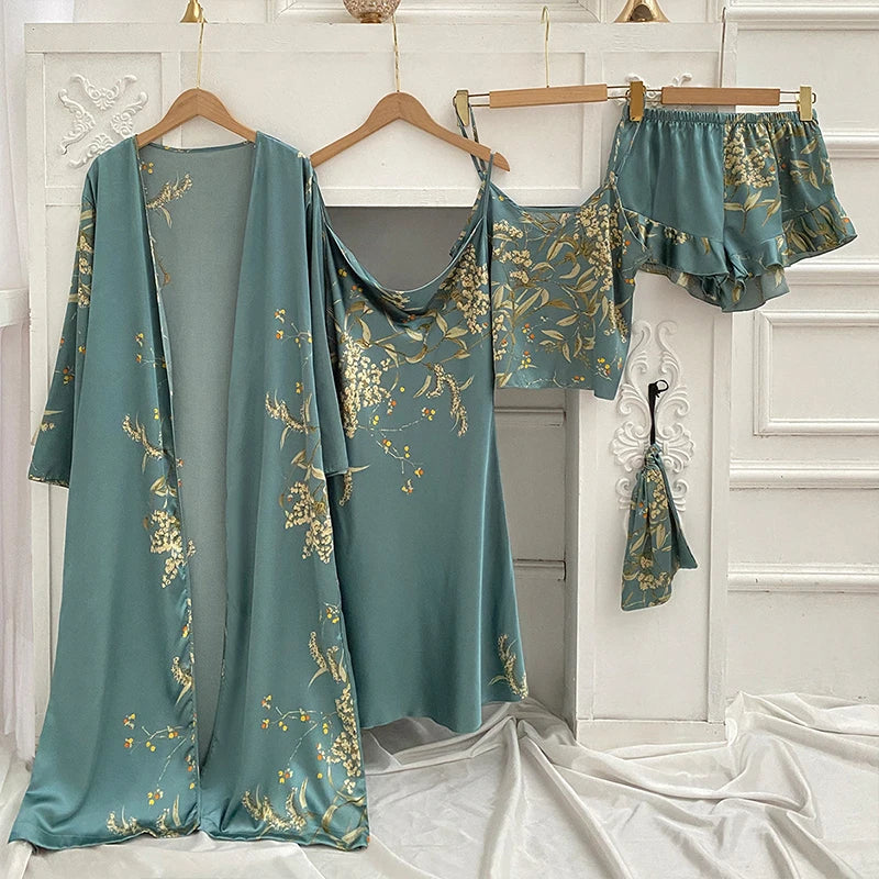 Women Robe Set "4PC"