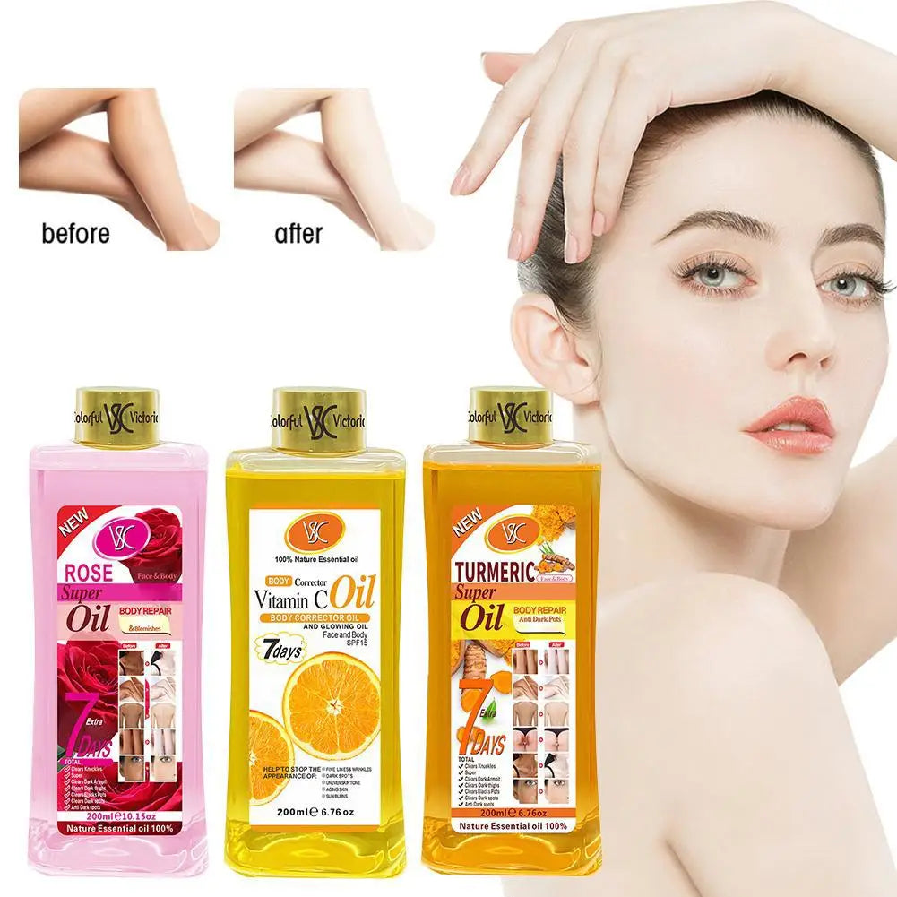 Turmeric Essential Body Oil/Rose/Vitamin C
