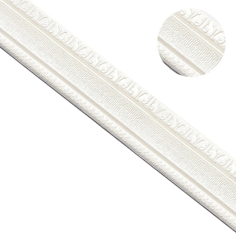 2.3m 3D Pattern Wall Trim