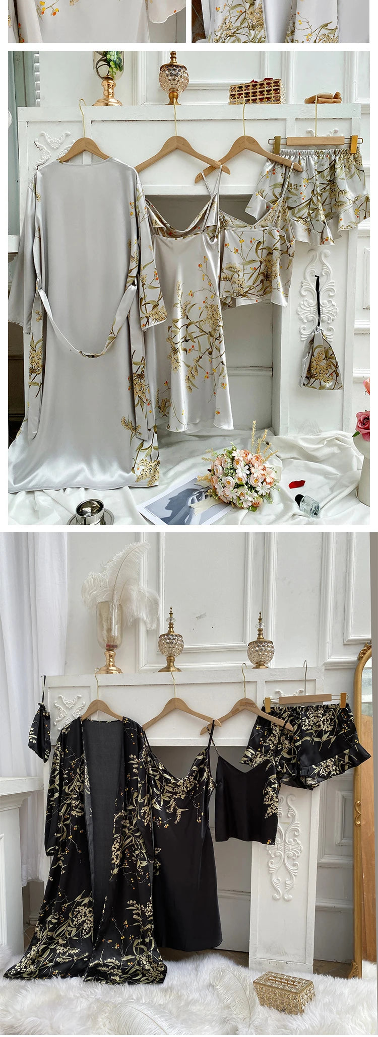 Women Robe Set "4PC"