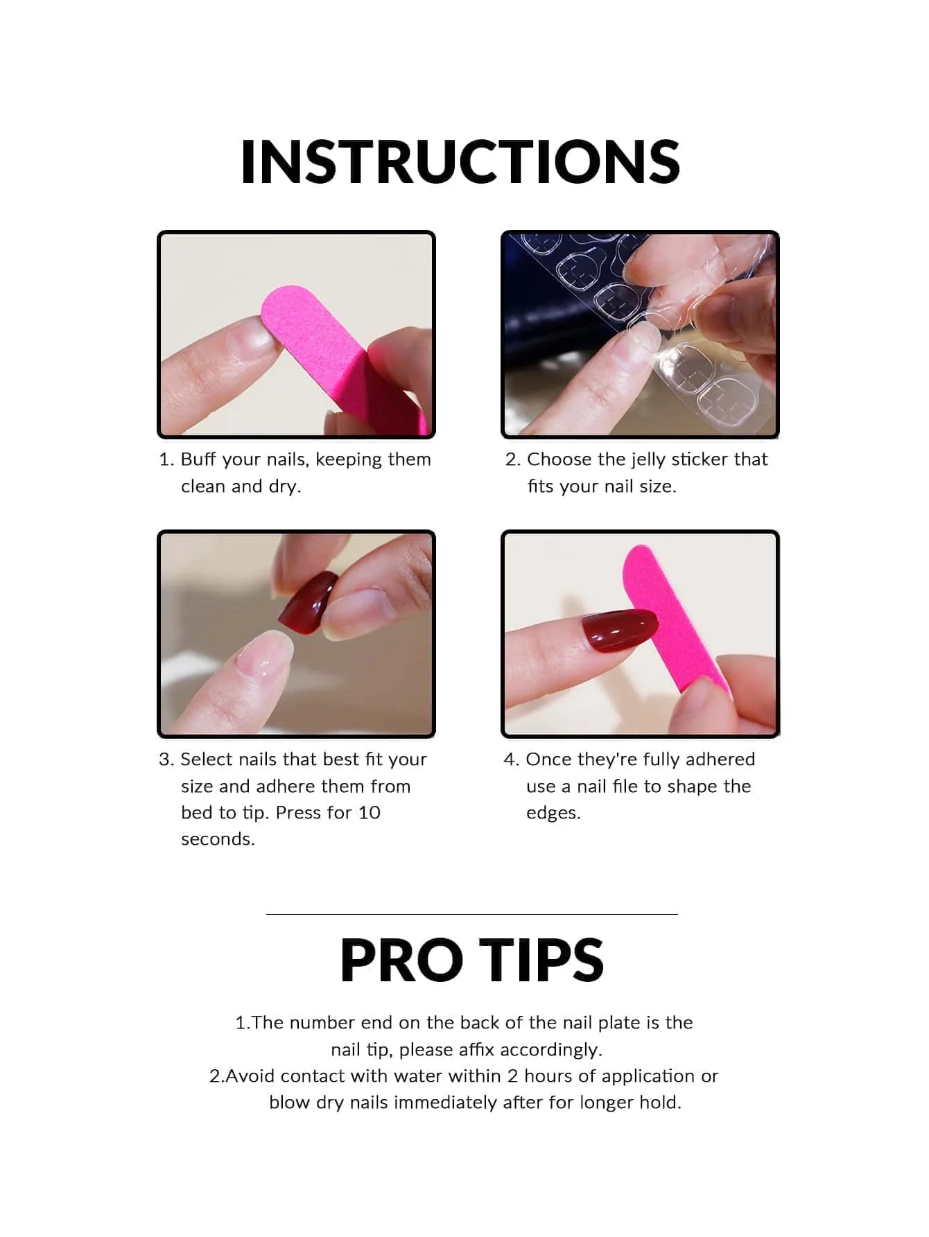 Press On Nails "24PCS"