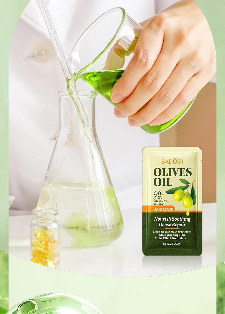 Olive Oil Collagen Hair Mask "1/2Bags"