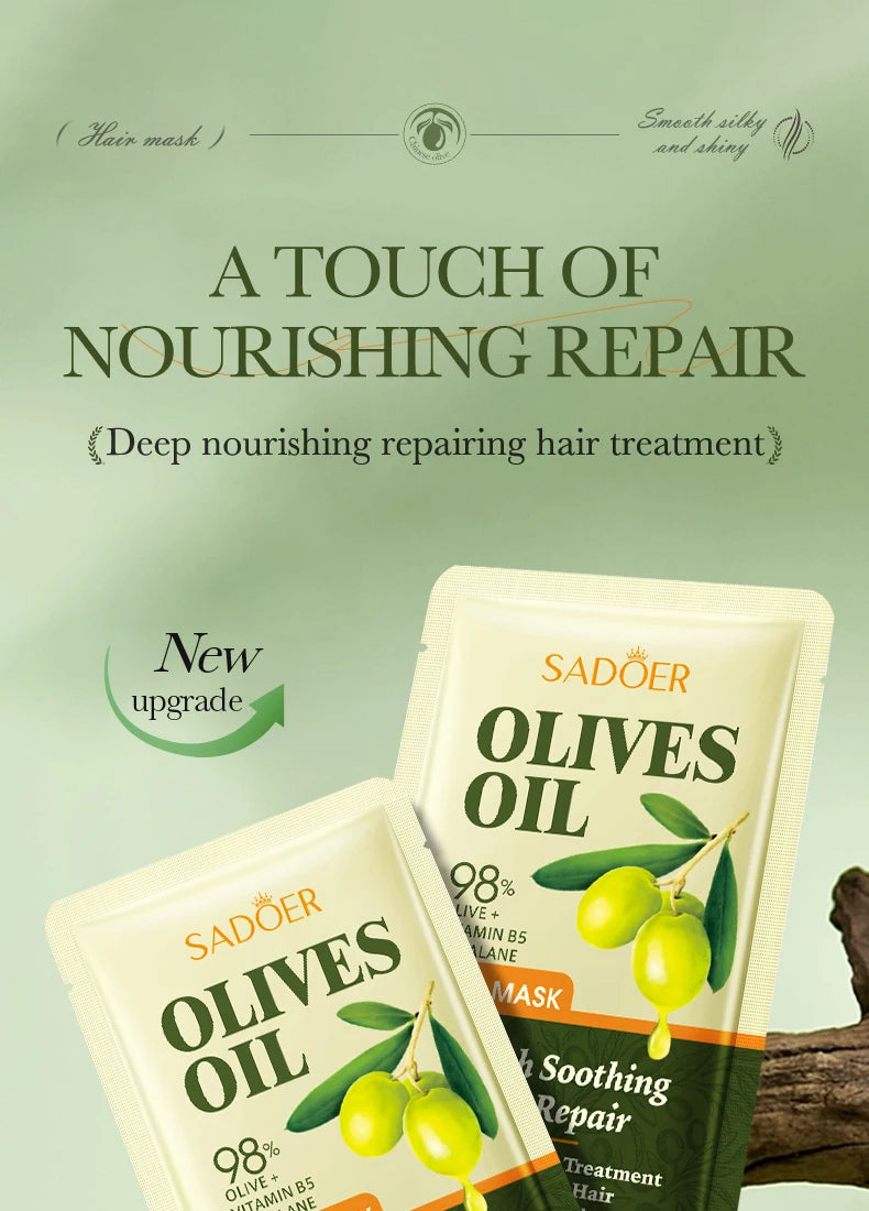 Olive Oil Collagen Hair Mask "1/2Bags"