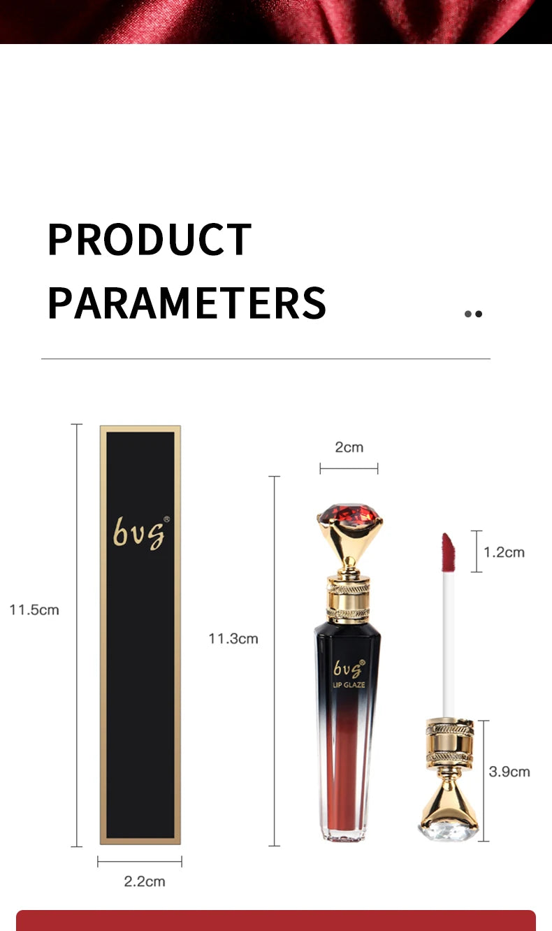 Waterproof Velvet Matte Lip Gloss