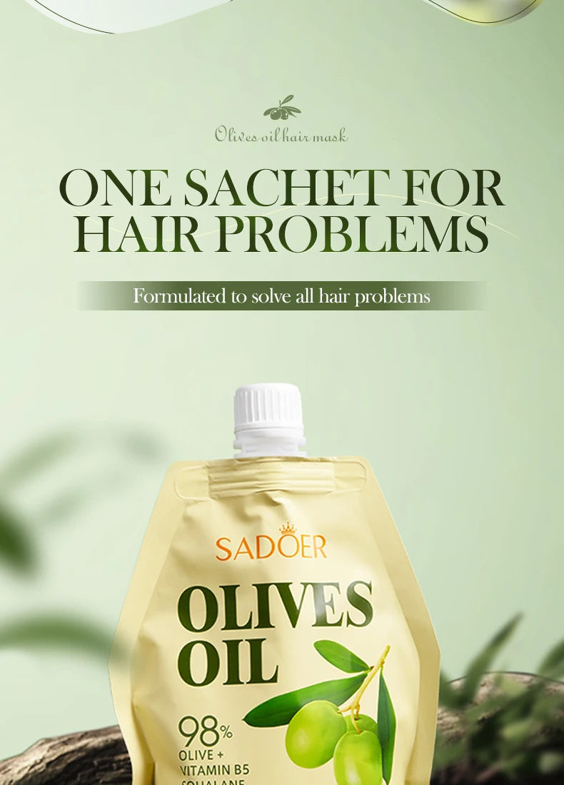 Olive Oil Collagen Hair Mask "1/2Bags"
