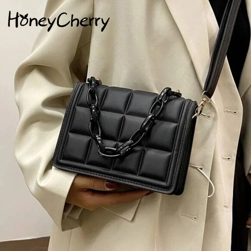 Honeycherry Flap Crossbody Mini Handbag