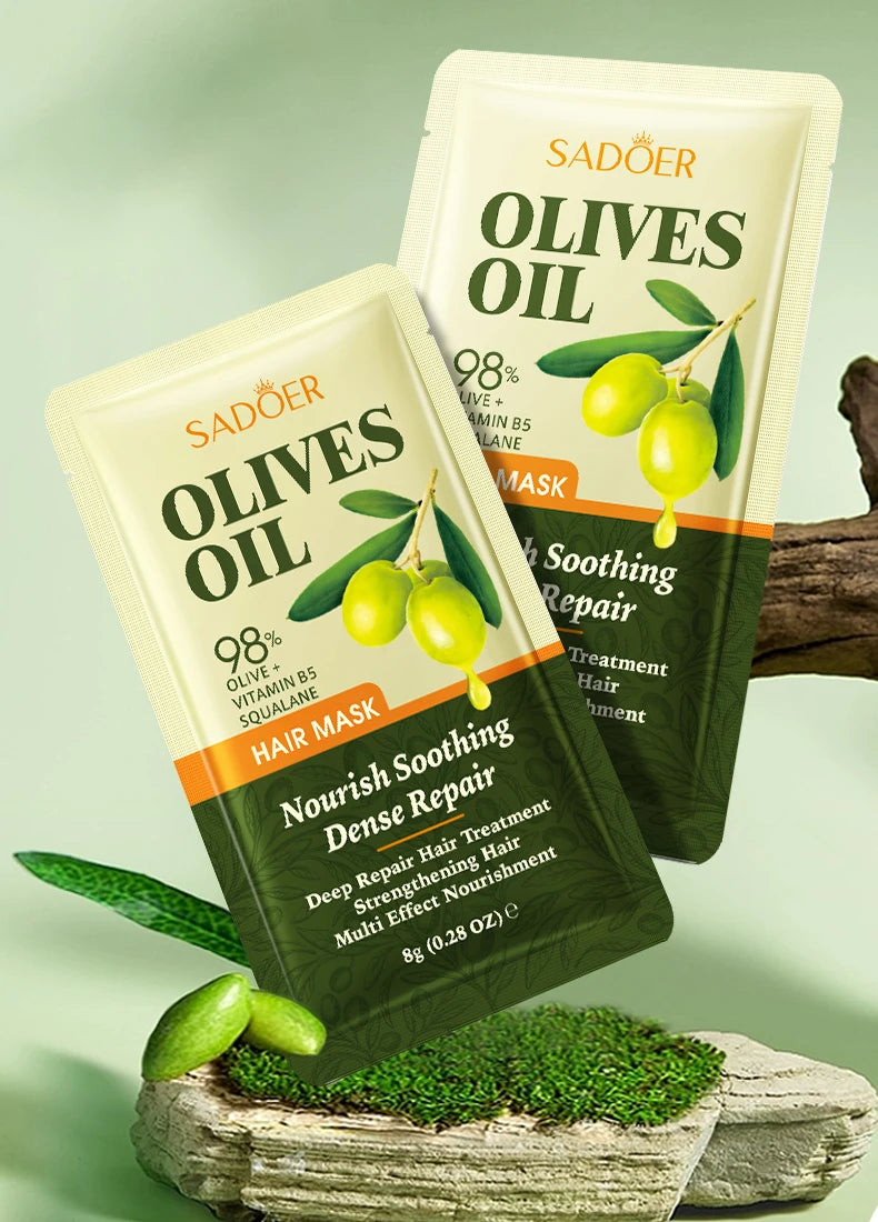 Olive Oil Collagen Hair Mask "1/2Bags"