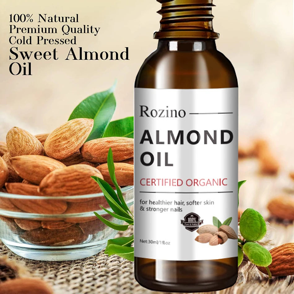 Natural Organic Almond Oil "30ml"