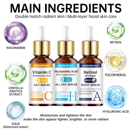 Anti-Aging Brightening & Hydration Combo Facial Serum