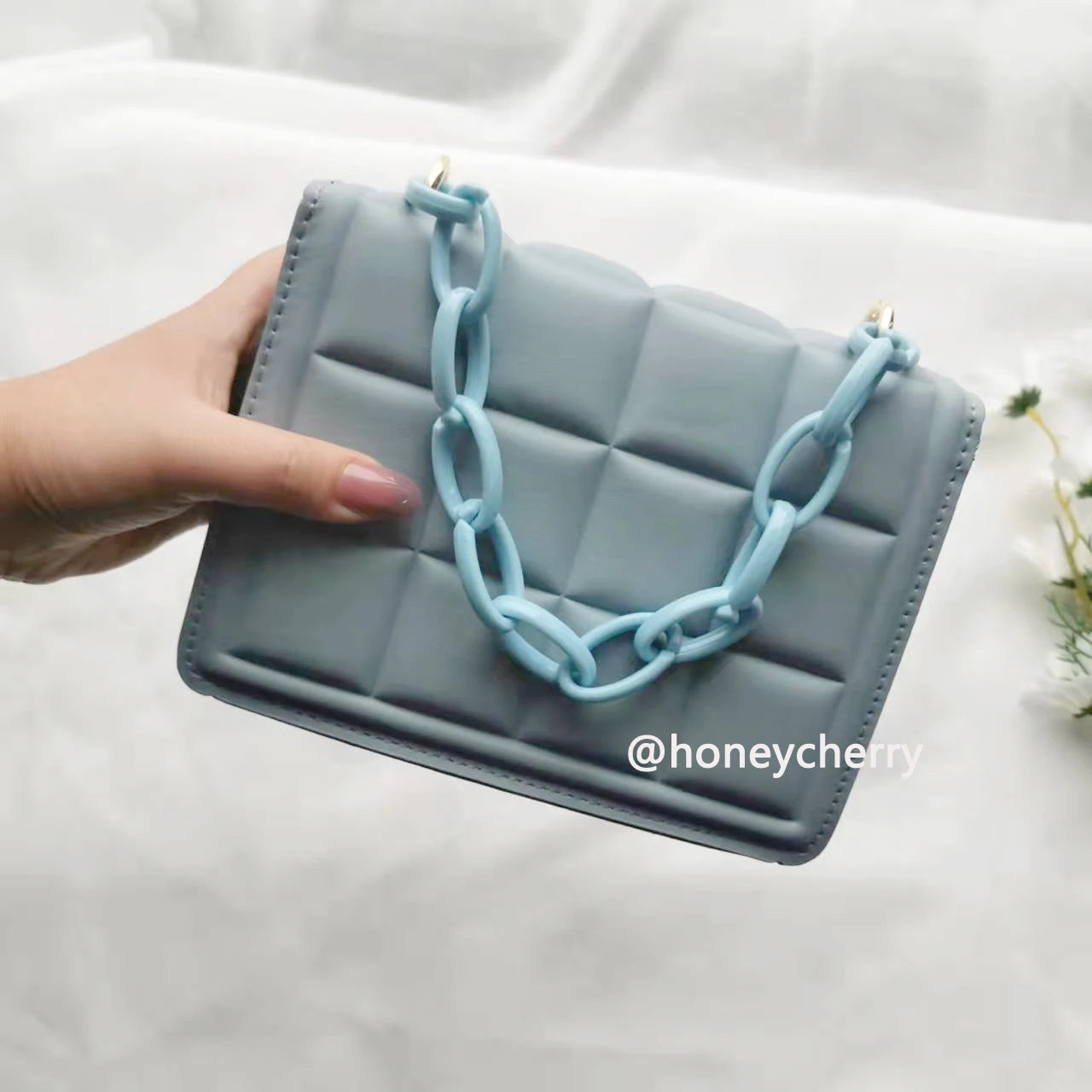 Honeycherry Flap Crossbody Mini Handbag