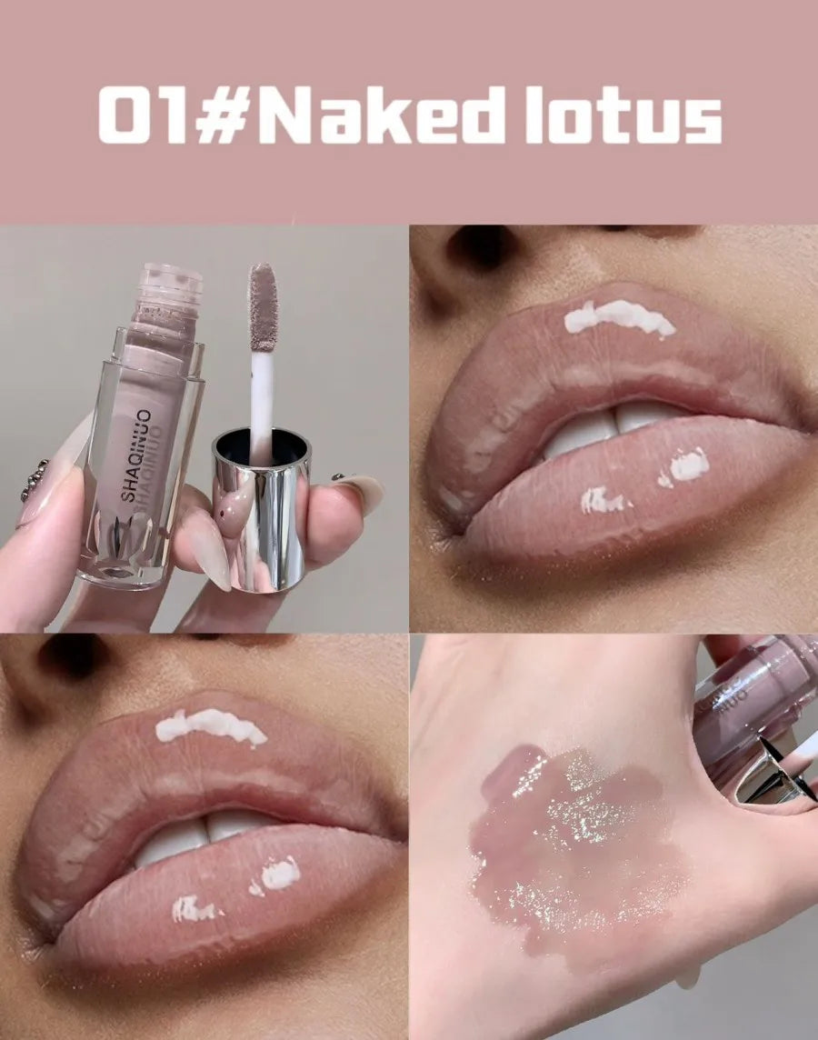 SHAQINUO  Black Silver Gray Lip Gloss