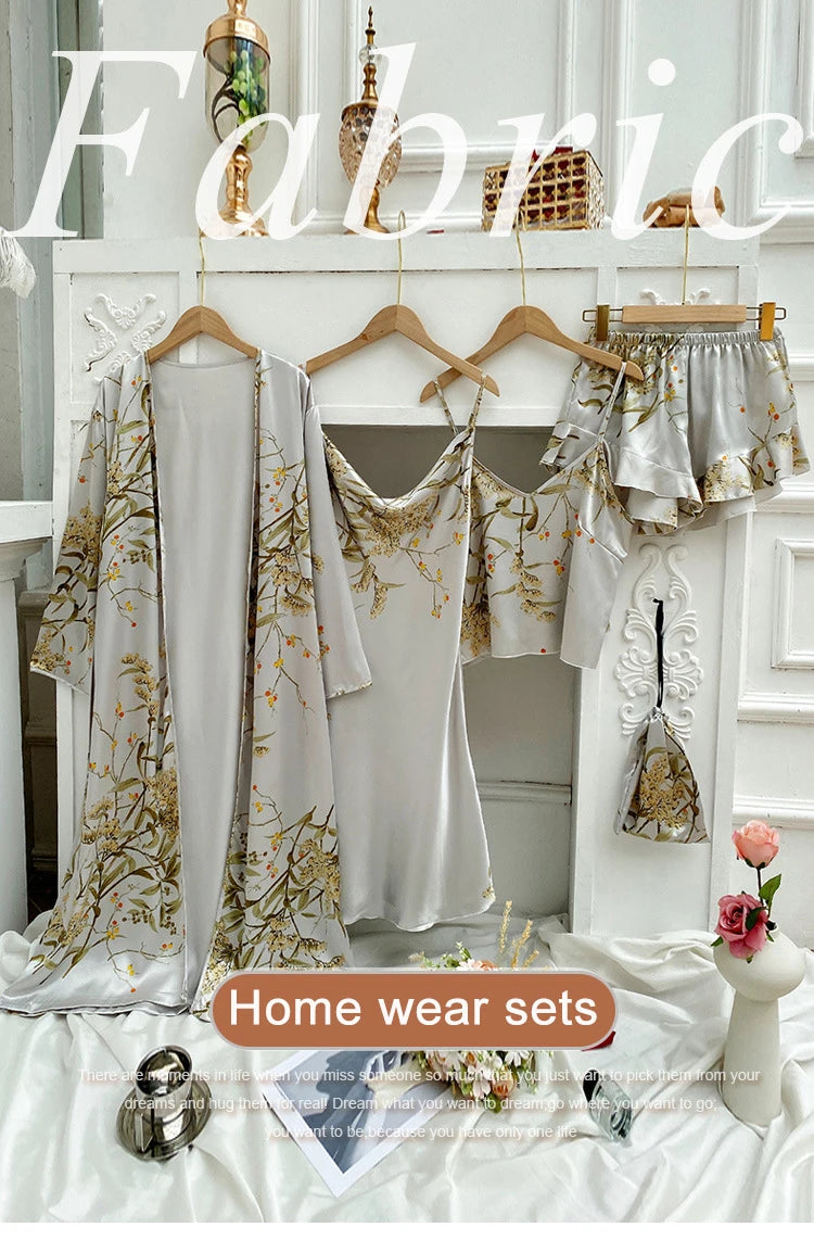 Women Robe Set "4PC"