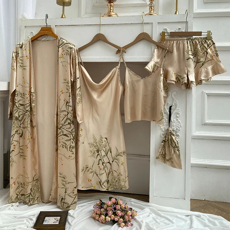 Women Robe Set "4PC"