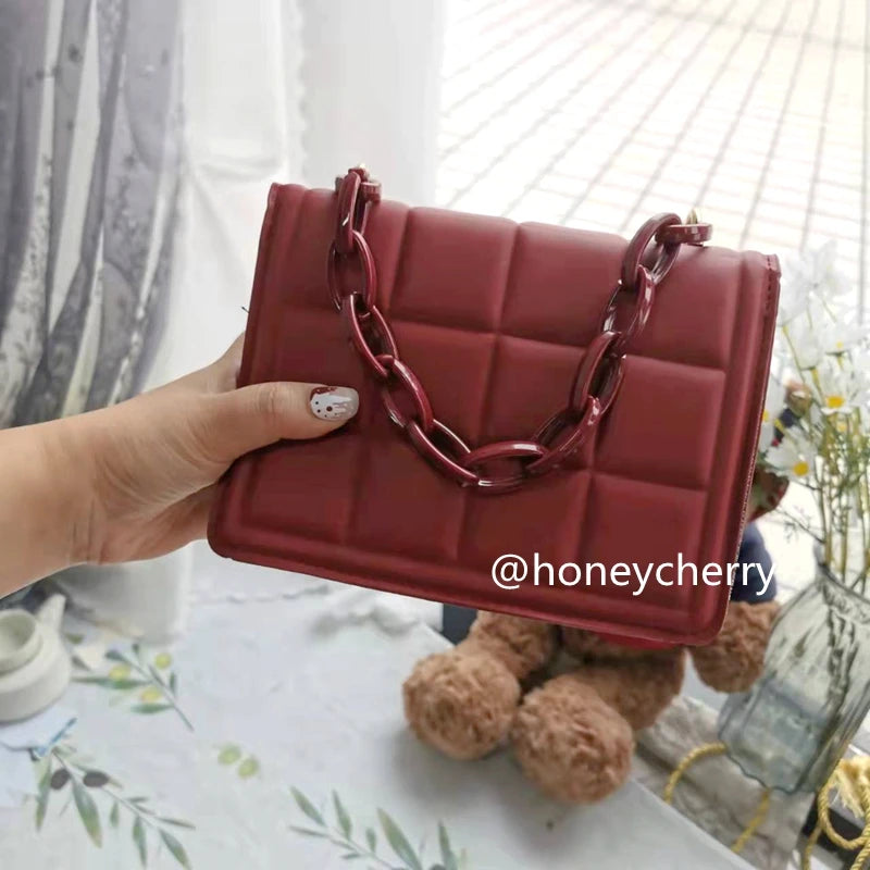 Honeycherry Flap Crossbody Mini Handbag