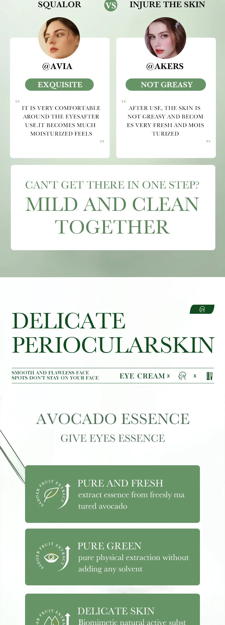 Avocado 6-In-1 Skin Care Set