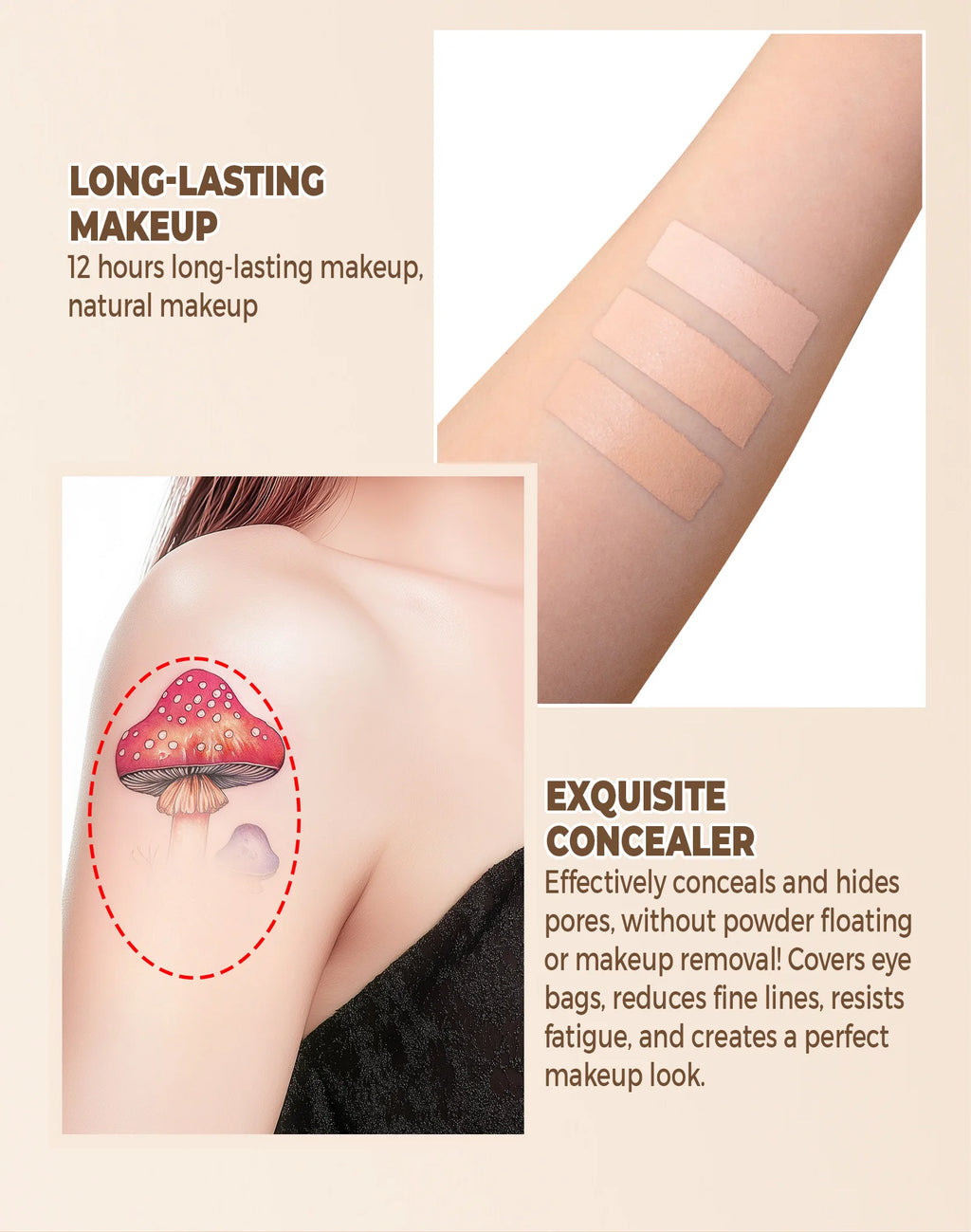 Hydrating Eye Brightening Concealer & Contour Cream