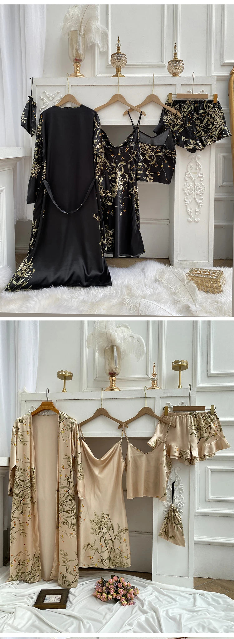 Women Robe Set "4PC"