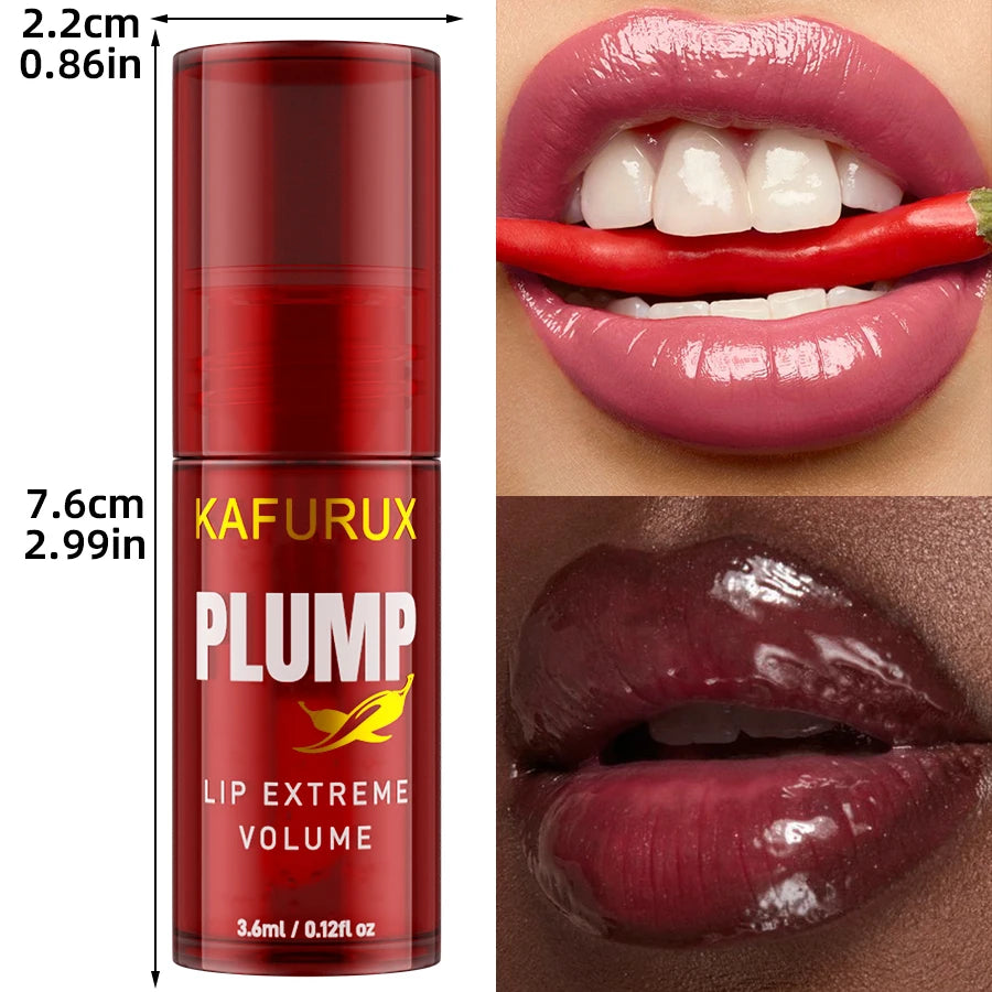 Lip Plump Moisturizing Lip Gloss Serum "3pcs"