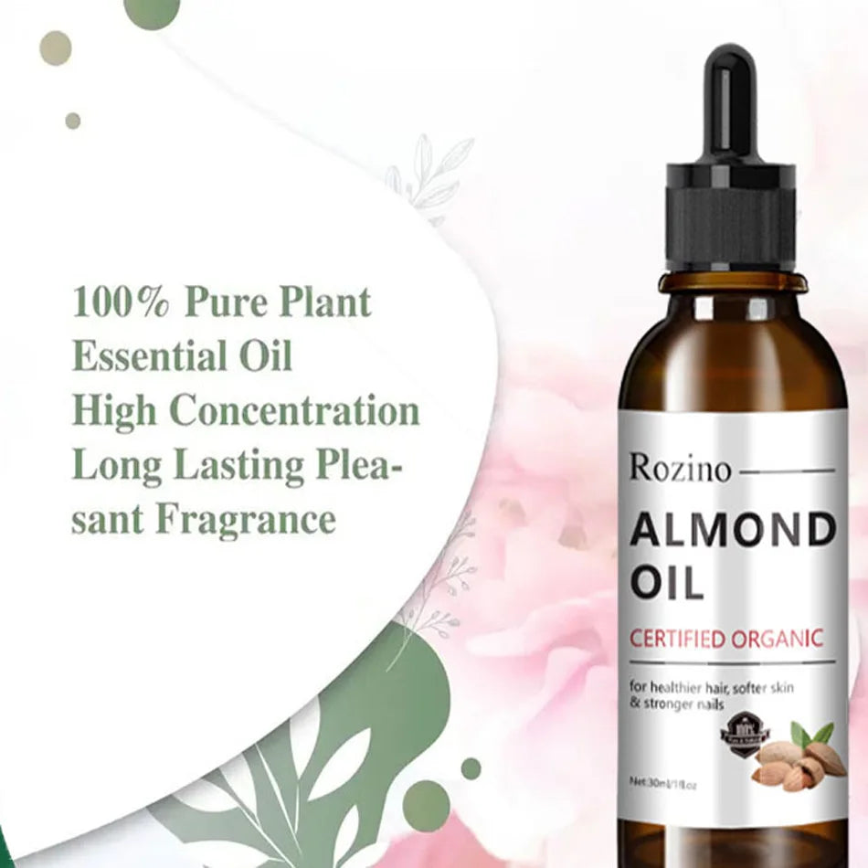 Natural Organic Almond Oil "30ml"