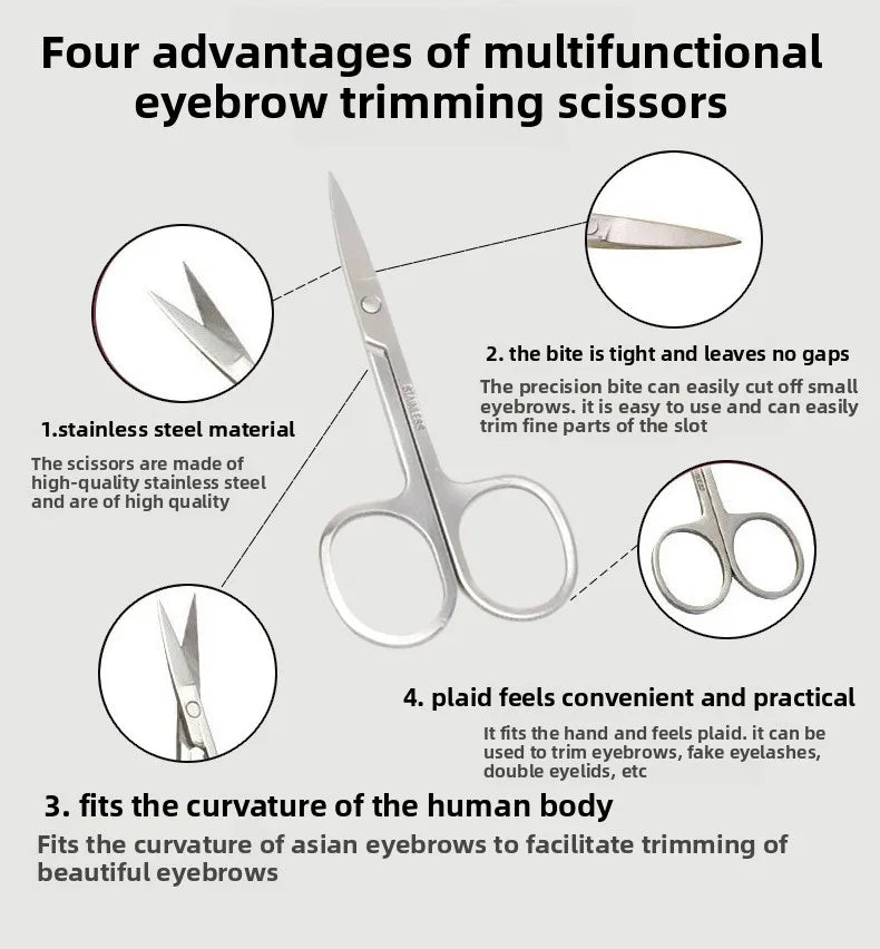 Stainless Steel Eyebrow Shaping Kit