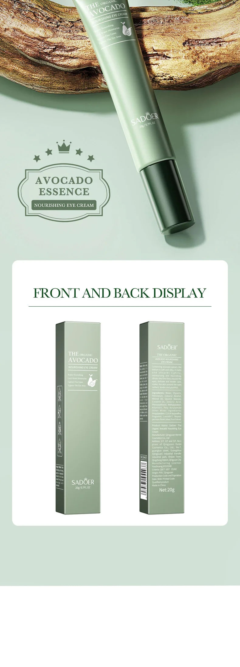 Avocado 6-In-1 Skin Care Set