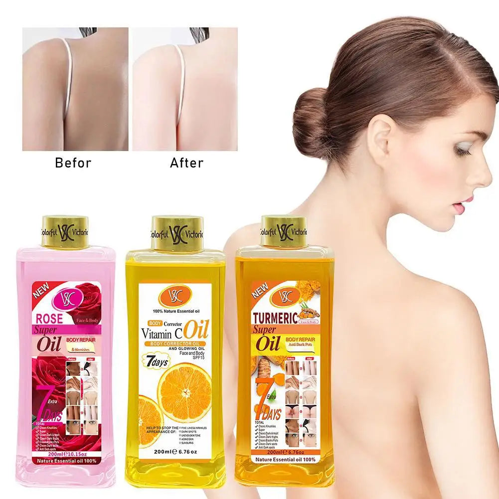Turmeric Essential Body Oil/Rose/Vitamin C