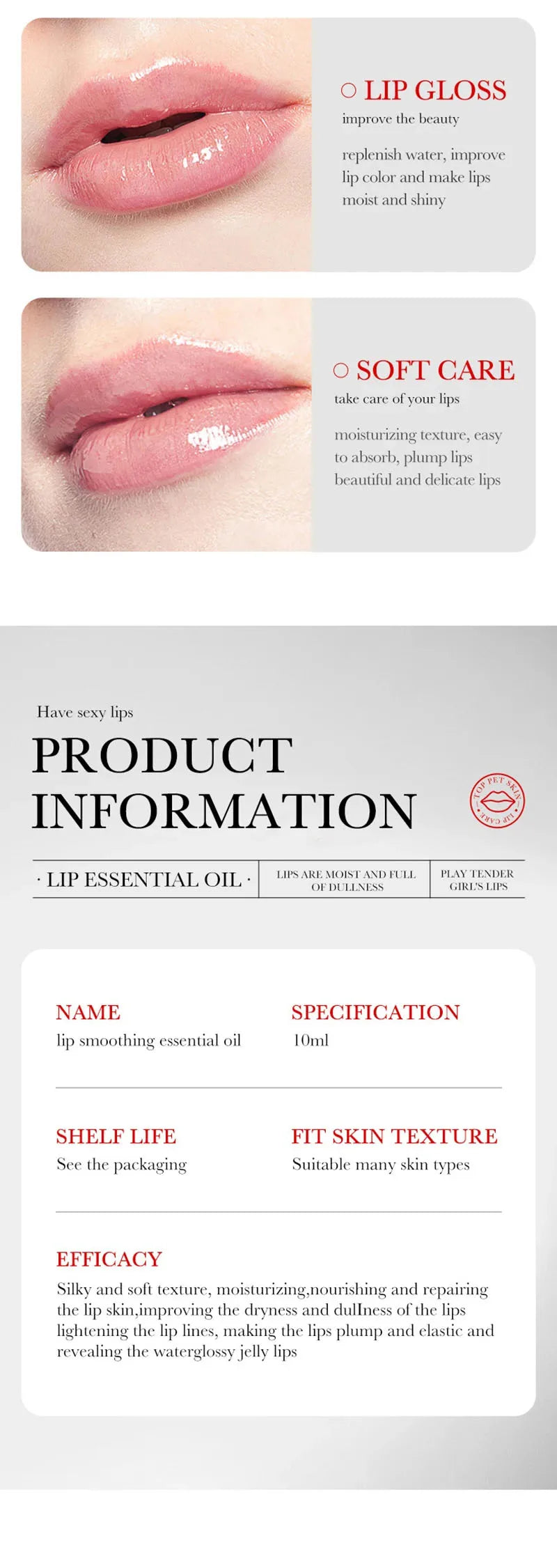 Plumping Lip Gloss Serum